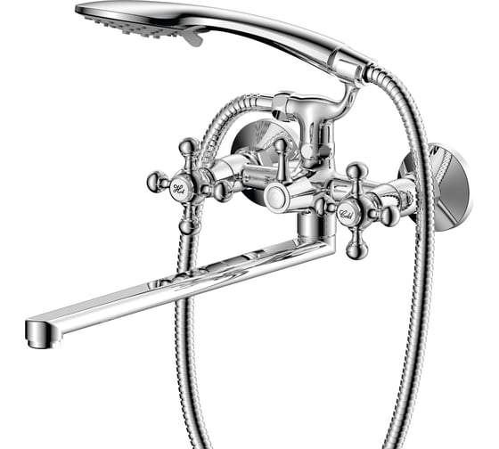 Изображение товара Смеситель для ванны OLIVE'S GIRONA 01221GR с длинным изливом