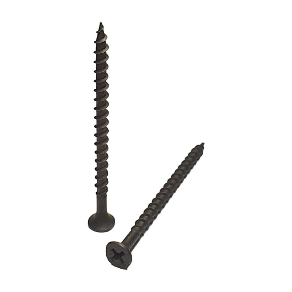 Изображение товара Черные саморезы по дереву GSMETZ 3.8x65 мм, фосфатированные, 270 шт.