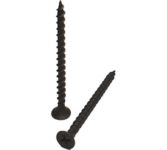 Изображение товара Черный саморез по дереву GSMETZ 3.5x55 мм, фосфатированный, 1 кг, 333 шт., ph2 1003555-1