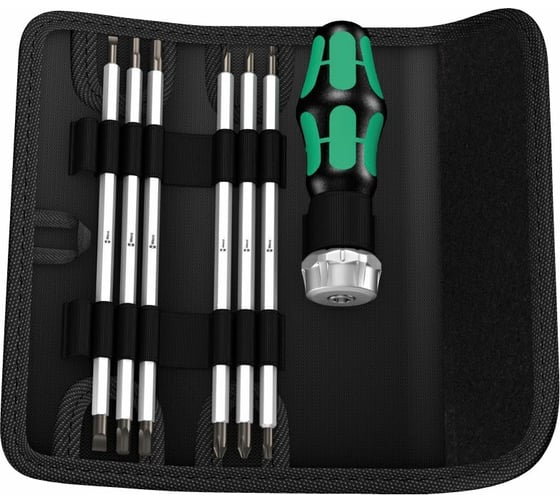 Изображение товара Набор стержней с держателем WERA KRAFTFORM KOMPAKT VARIO WE-073665