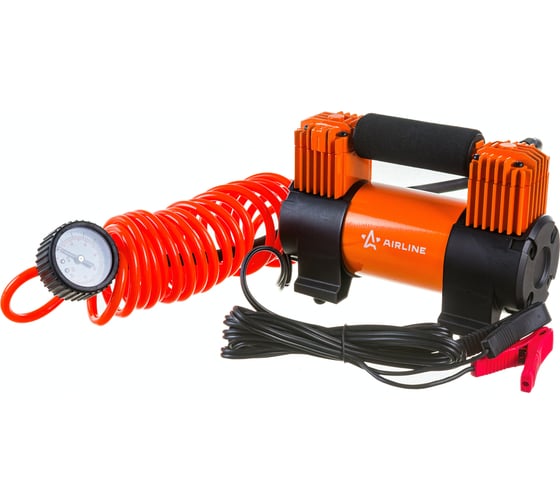 Изображение товара Двухпоршневой компрессор Airline X6 70л/мин, 10 АТМ, от АКБ CA-070-17S