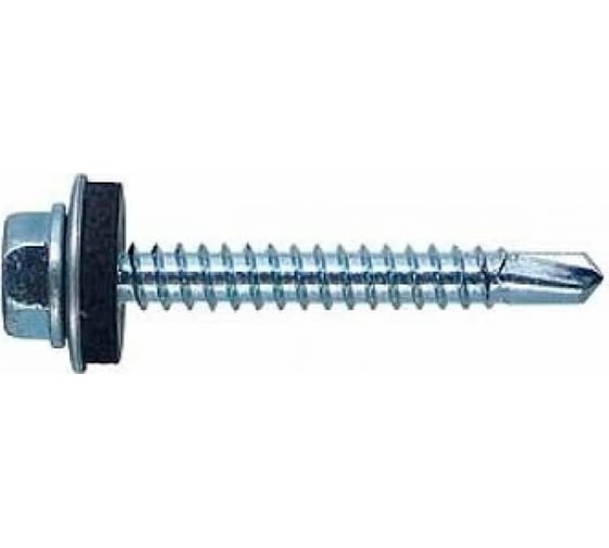 Изображение товара Кровельный саморез КВАДРА 6.3x90 сверло PT.3, шайба EPDM, коp. 50 шт. 630901003050