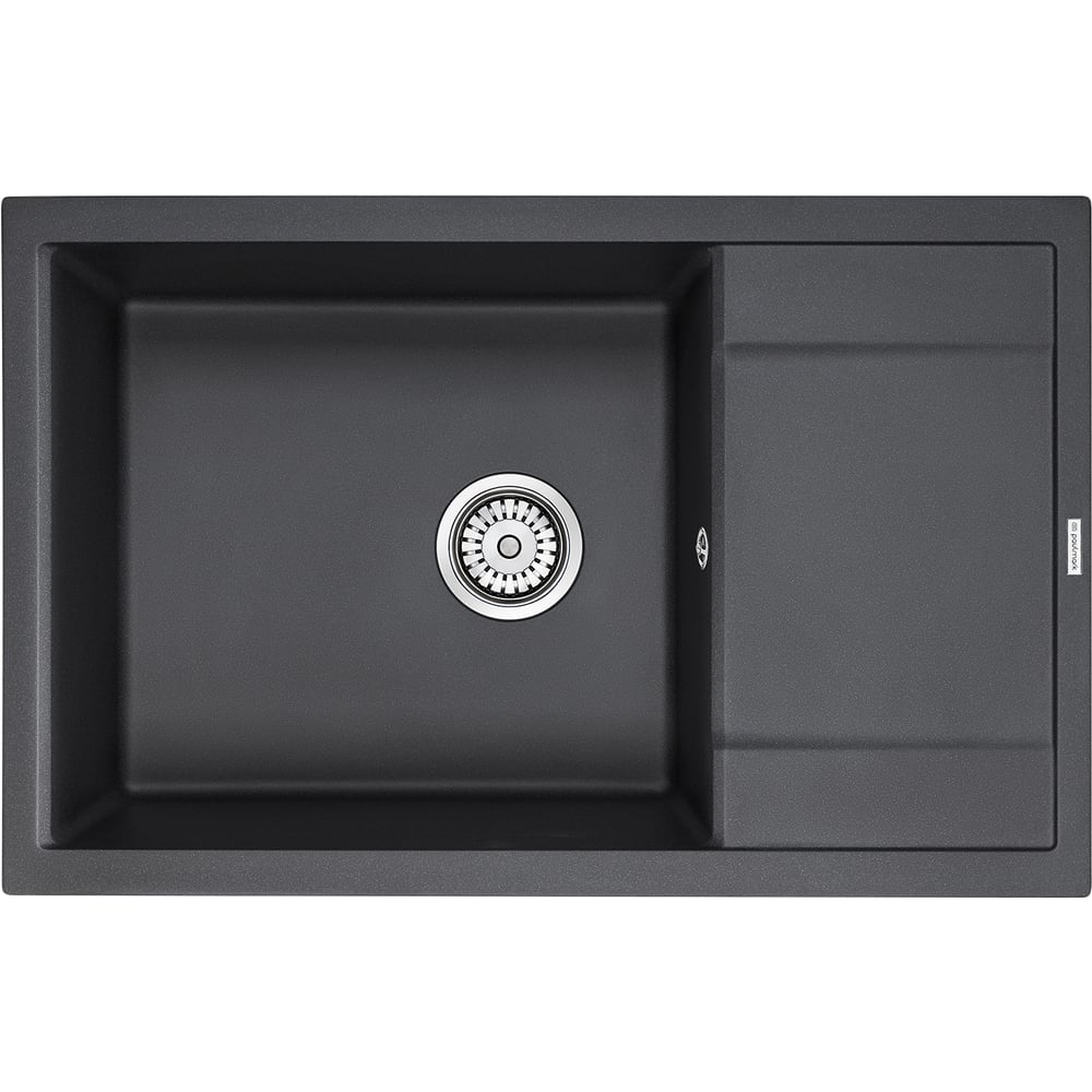 Изображение товара Гранитная мойка Paulmark FLUGEN 60 черный, 780x500 мм PM317850-BL