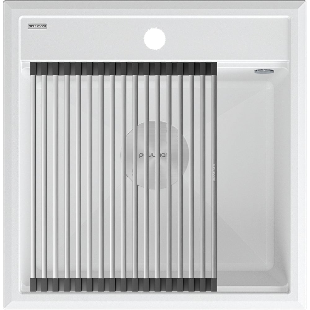 Изображение товара Гранитная мойка Paulmark STEPIA 50 белая для кухни