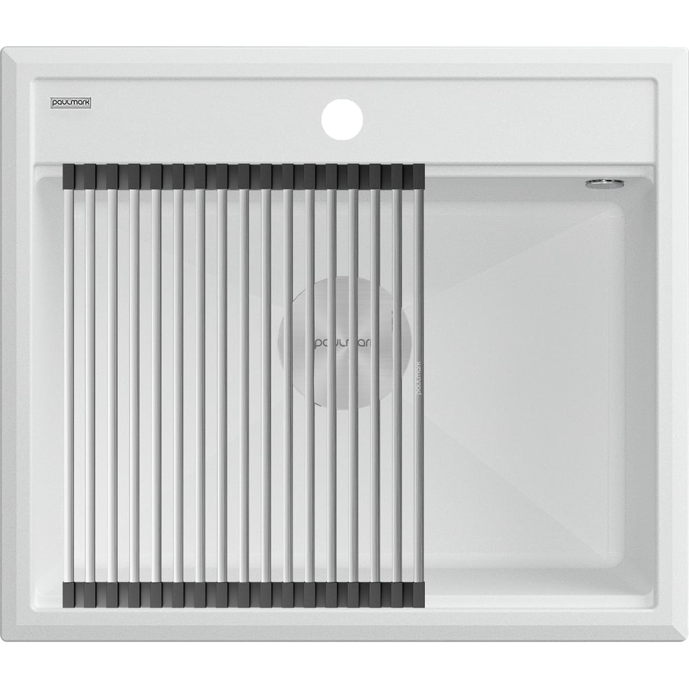 Изображение товара Гранитная мойка Paulmark STEPIA 60 белый, 590x510 PM115951-WH