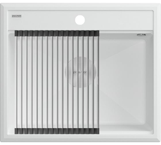 Изображение товара Гранитная мойка Paulmark STEPIA 60 белый, 590x510 PM115951-WH