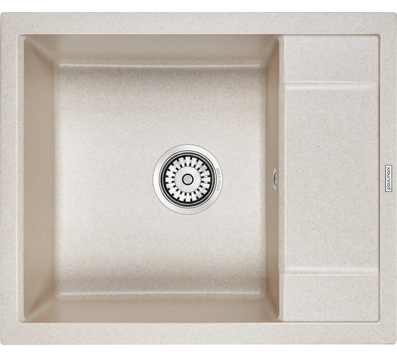 Изображение товара Гранитная мойка Paulmark FLUGEN 50-600 бежевый , 600x500 мм PM216050-BE