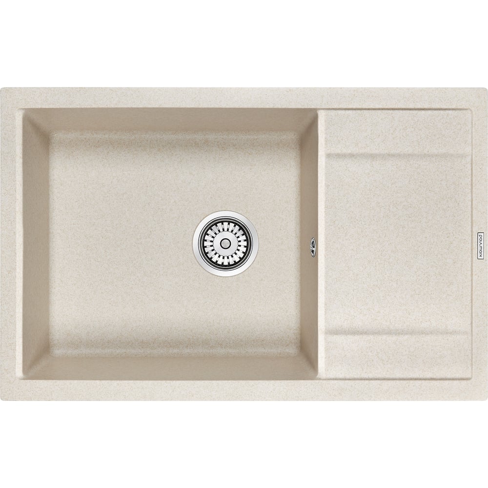 Изображение товара Гранитная мойка Paulmark FLUGEN 60 бежевый 780x500 мм PM317850-BE