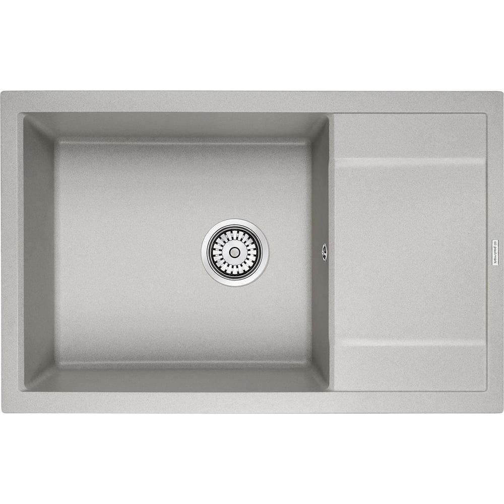 Изображение товара Гранитная мойка Paulmark FLUGEN 60 серый 780x500 мм врезная