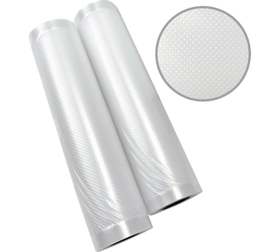 Изображение товара Пленка в ролах к вакууматорам HOME KIT 0.28x3 м, 2 шт. VR0283