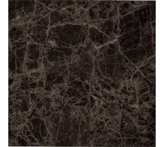 Изображение товара Самоклеящаяся ПВХ плитка LAKO темно-коричневый мрамор 32 класс, толщина 2 мм, 1 м² LKD-81021-1-MINI11