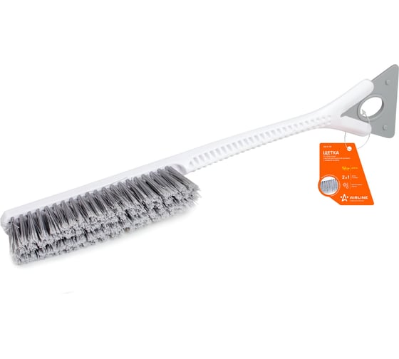 Изображение товара Щетка от снега и льда с мягкой распушённой щетиной 52 см + съемный скребок Airline AB-R-11R