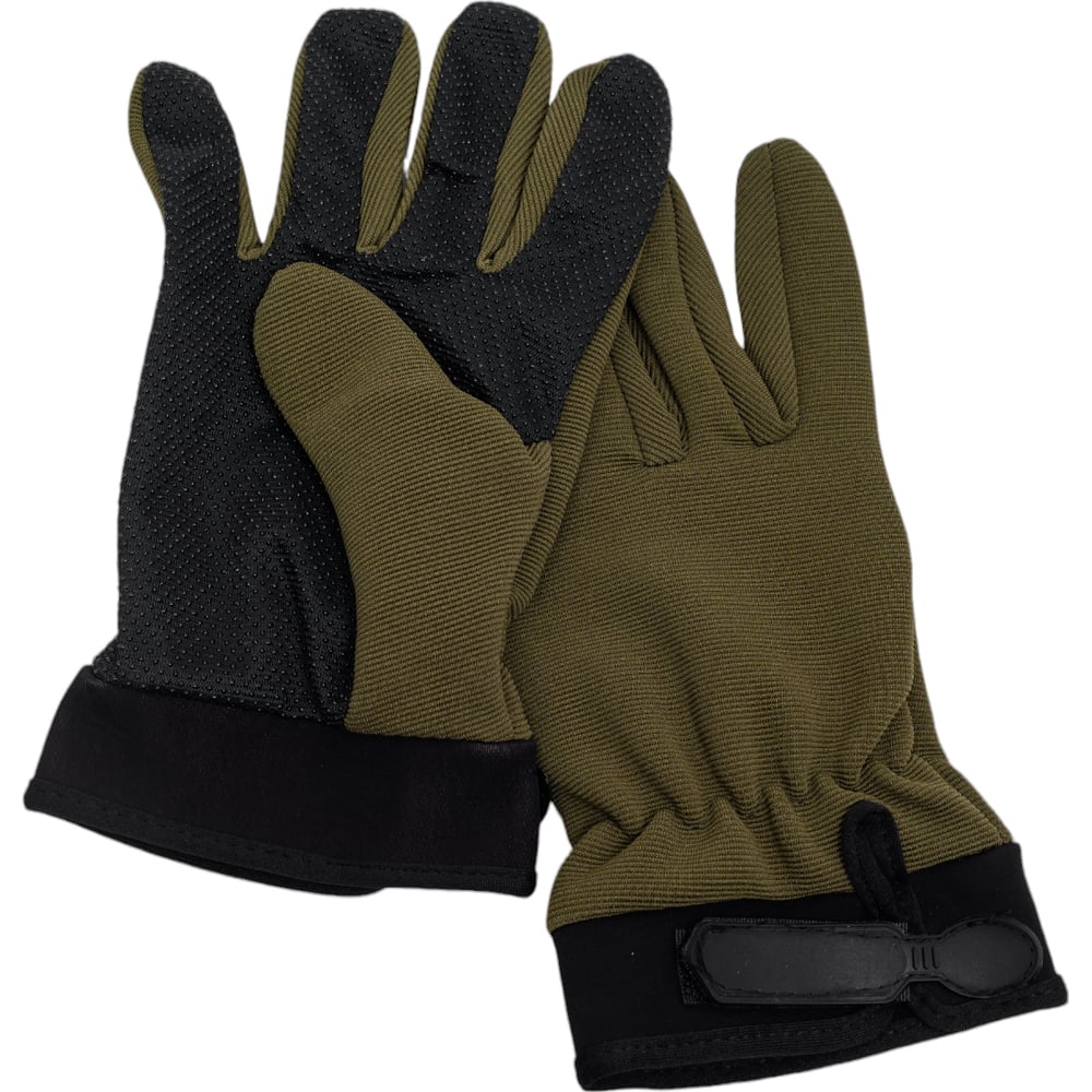 Изображение товара Туристические перчатки Следопыт зеленые XL для активного отдыха летом