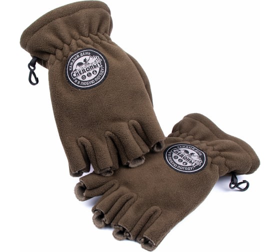 Изображение товара Перчатки Сибирский Следопыт "ANGLER", виндблок, хаки, р-р XL(10)50 PF-GL08