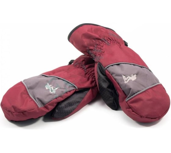 Изображение товара Рукавицы Сибирский Следопыт "OUTDOOR", мембрана 3к, бордо/черный, р-р L(25) PF-GL19