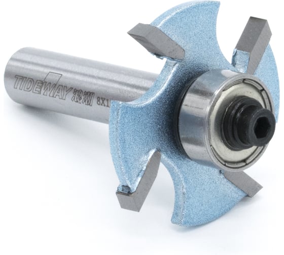 Изображение товара Фреза торцевая пазовая с нижним подшипником 32х8х4х46 мм LC16040204 Tideway 11310