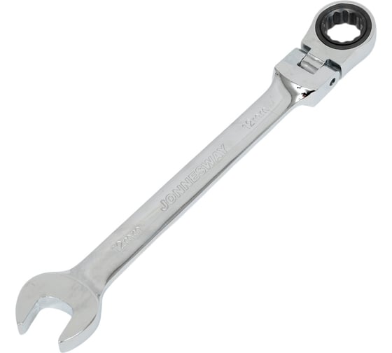 Изображение товара Гаечный комбинированный трещоточный карданный ключ 12мм Jonnesway W66112 48364