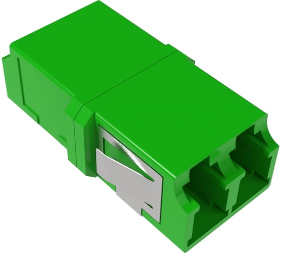 Изображение товара Адаптер DKC lc/apc-duplex top, senior/senior, sc-footprint, os2, зеленый RNFA9ADLC
