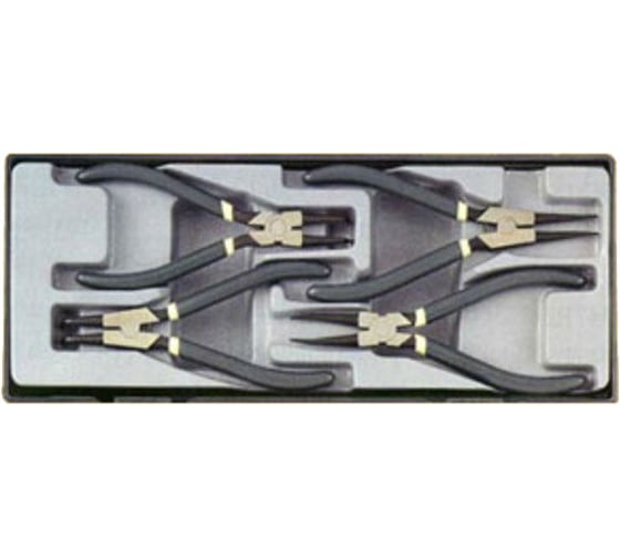 Изображение товара Набор разжимов стопорных колец 4 предмета FORCE T5043A