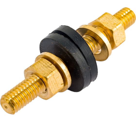 Изображение товара Латунная шпилька MasterProf MP 6 мм с гайками для унитаза 2 шт ИС.130190