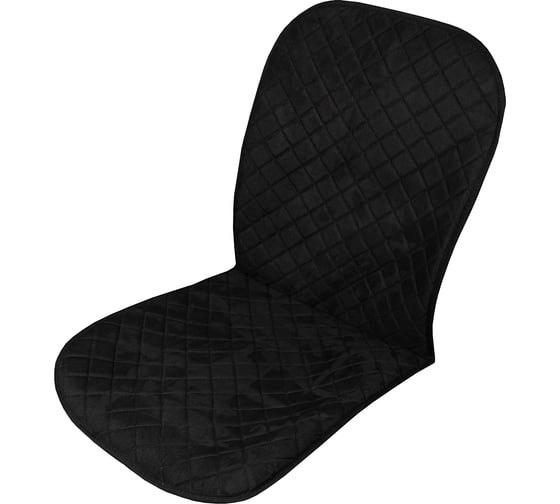 Изображение товара Накидка сиденья SKYWAY алькантара 96x43 см черная, строчка черная, 1 шт. S01302057