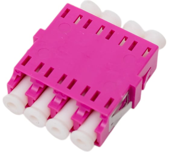 Изображение товара Адаптер DKC lc/upc-quad, senior/senior, sc-duplex footprint, om4, пурпурный RNFA54QLC