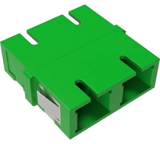 Изображение товара Адаптер DKC sc/apc-duplex top, os2, зеленый RNFA9ADSC