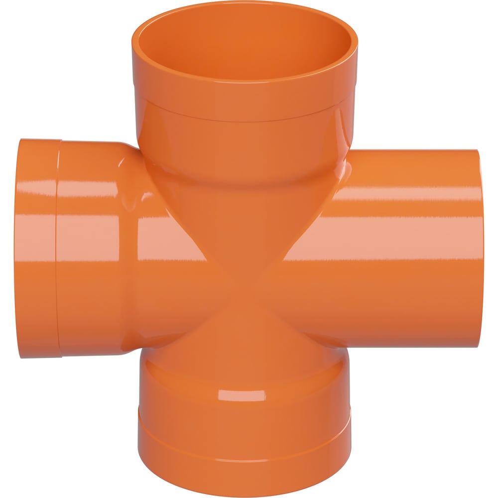 Изображение товара Крестообразное соединение для двустенных труб DKC 90° диаметр 125 мм