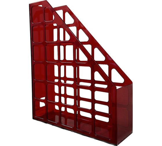 Изображение товара Сетчатый лоток Осколпласт вертикальный, бордо, прозрачный 203-07
