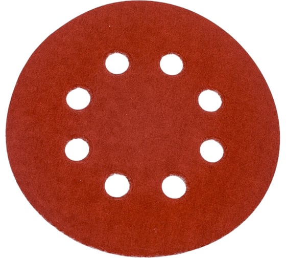 Изображение товара Шлифовальный круг AP311F 125 мм, на липучке, 8 отверстий, Р320, 5 шт Interflex 3133323008-5