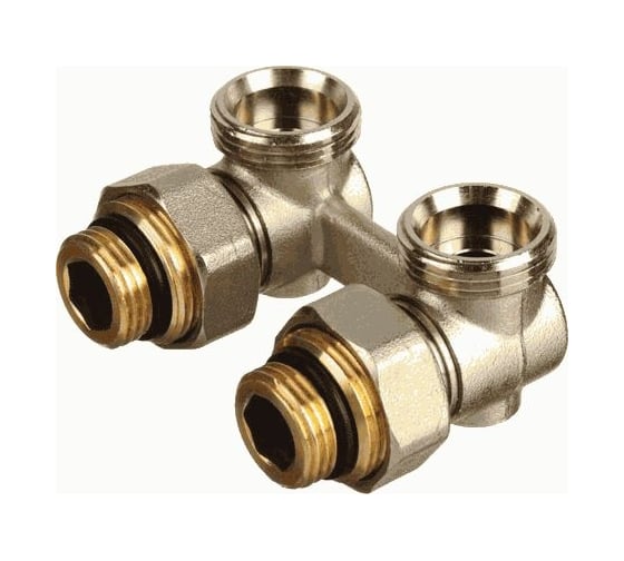 Изображение товара Узел для нижнего подключения стального радиатора Terma шаровой 3/4"на 1/2" угловой (33980) 29043