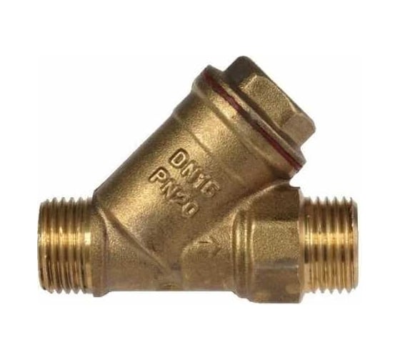 Изображение товара Косой фильтр Terma латунь, 1/2" н/н 33876 33128