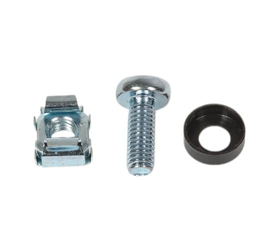 Изображение товара Крепежный комплект DKC винт, шайба, гайка для напольных 19" it-корпусов дкс серии cqe, 20шт R5CNS20