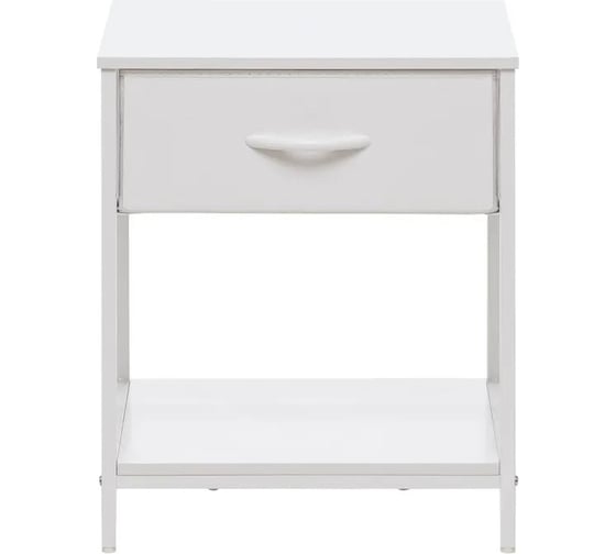 Изображение товара Комод Leset линкс с ящиком и полкой, каркас белый, ящики белые 12792-8106