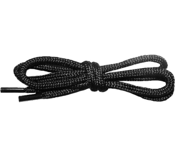 Изображение товара Шнурки для обуви Сибирский следопыт круглые, цвет черный, диаметр 4 мм, длина 160 см PF-SL-09