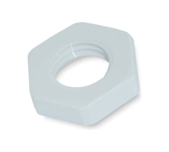 Изображение товара Крепеж для гофрированных труб Weyer GMK-M12DG - контргайка, внутр. M12x1.5 WE4600900