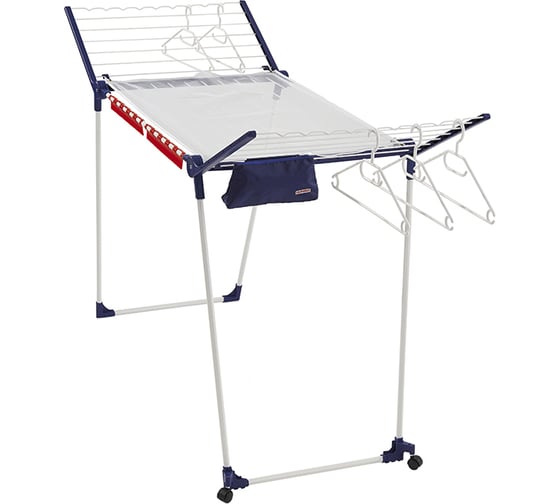 Изображение товара Напольная сушилка для белья Leifheit PEGASUS Deluxe Mobile 20 м на колесиках 81517