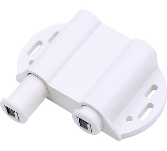 Изображение товара Двойной магнитный держатель для стеклянного фасада Вещицы 2 шт., белый MD-002 WT