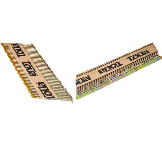 Изображение товара Гвоздь по дереву (2,87х50 мм, 3000шт.) рифленый c гальваническим покрытием TOUA 28750RIEG