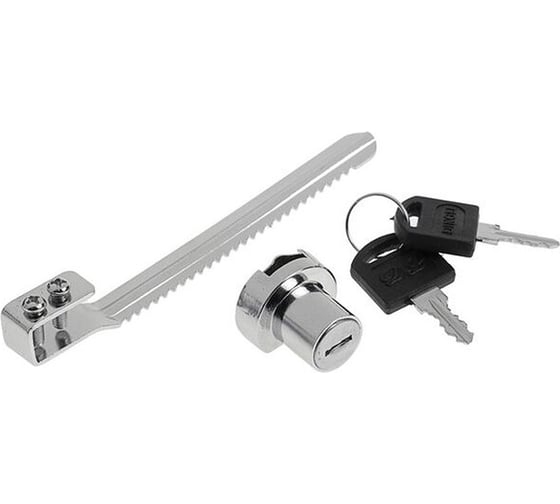 Изображение товара Мебельный накладной замок для раздвижных стеклянных дверей Вещицы хром Z01-120