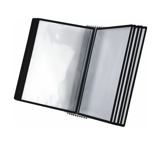 Изображение товара Настольная/настенная демосистема Staff на 10 панелей, с 10 черными панелями А4, profit 238218