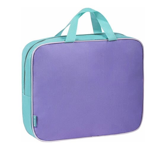 Изображение товара Папка Staff на молнии с ручками everyday А4, 1 отделение, полиэстер, 80 мм, лавандовый 271487