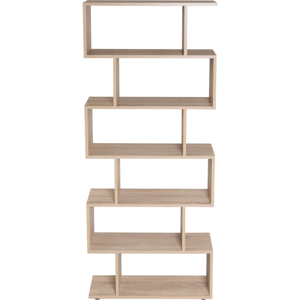 Изображение товара Стеллаж BRABIX scandi sh-008 из ЛДСП дуб сонома 730x250x1760 мм, 6 полок