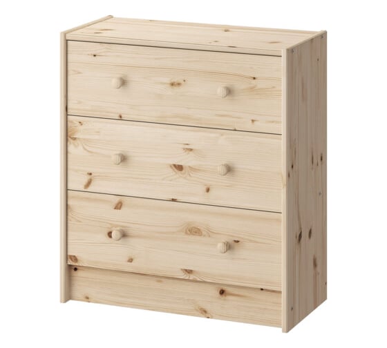 Изображение товара Деревянный комод BRABIX scandi sc-001 сосна, 620x300x700 мм, 3 ящика 641890