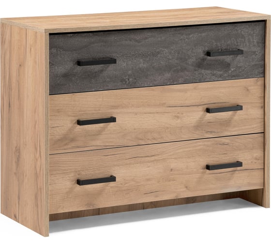 Изображение товара Мебель для спальни Woodville taika дуб золотой/камень темный 499622