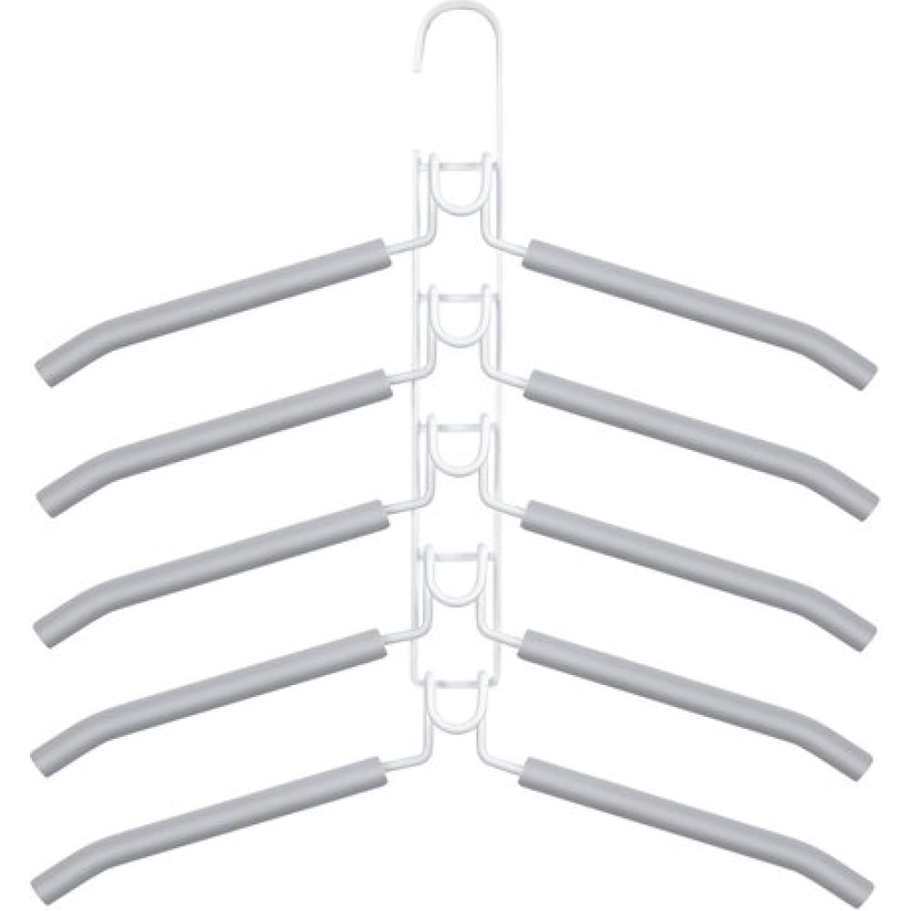 Вешалка-плечики трансформер BRABIX анатомическая вешалка плечики brabix