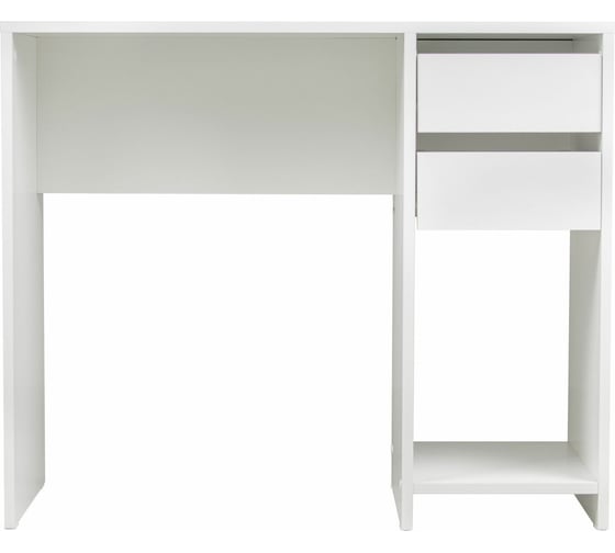 Изображение товара Письменный/компьютерный стол BRABIX scandi cd-017, 900x450x750 мм, 2 ящика, белый 641894