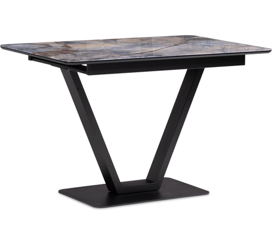 Изображение товара Стол Woodville стеклянный стол на тумбе бугун 120x80x77 магеллан/черный 532388