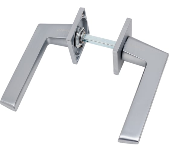 Изображение товара Дверная ручка PUERTO Романо, серия SLIM, супер сатин хром - черный, INAL 556-03 slim SSC/B