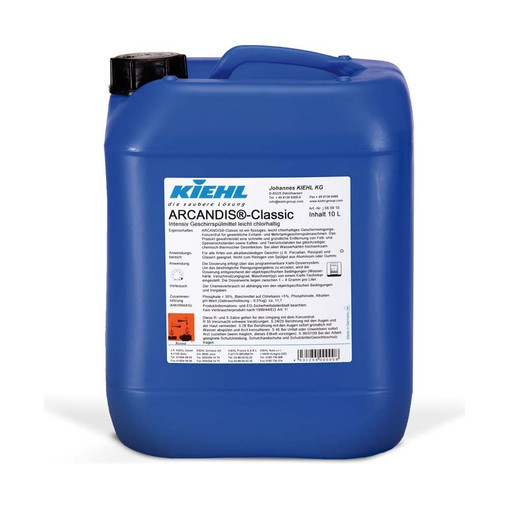 Изображение товара Интенсивное моющее средство KIEHL Johannes KG ARCANDIS-Classic слабохлорированное, 10л j560810